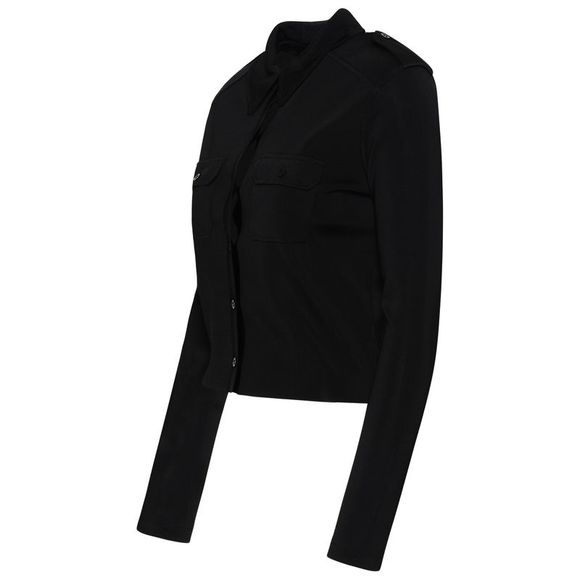 SAINT LAURENT Black Viscose Shirt - Picture 2 of 3